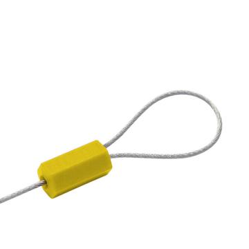 安赛瑞 抽紧式钢丝铅封（100根装）黄色，23472 黄色，Φ1.8×295mm 售卖规格：100根/包