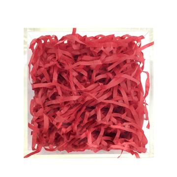 安赛瑞 拉菲草填充物，25132 纸丝，100g/包，2#大红 售卖规格：1包