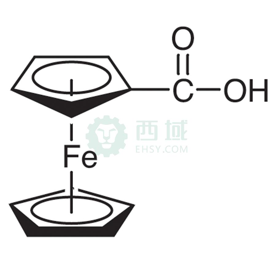 梯希爱/TCI 二茂铁甲酸，F0165-5G CAS:1271-42-7，98.0%，5G 售卖规格：1瓶
