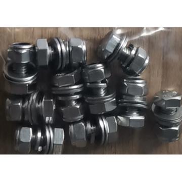 镁沃 外六角螺栓，M8X18 （DIN933+DIN985+DIN125+GB93） ，2个平垫，不锈钢304