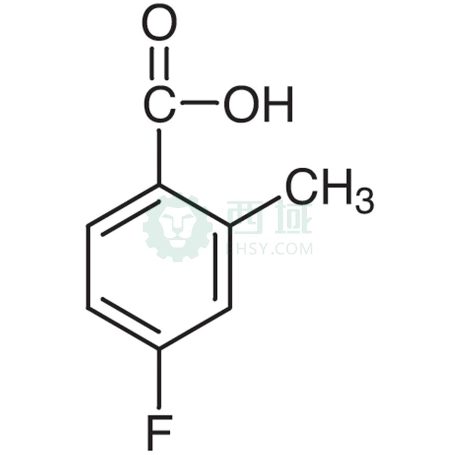 梯希爱/TCI 4-氟-2-甲基苯甲酸，F0559-25G CAS:321-21-1，98.0%，25G 售卖规格：1瓶