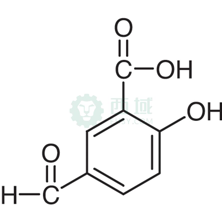 梯希爱/TCI 5-甲酰水杨酸，F0400-5G CAS:616-76-2，98.0%，5G 售卖规格：1瓶