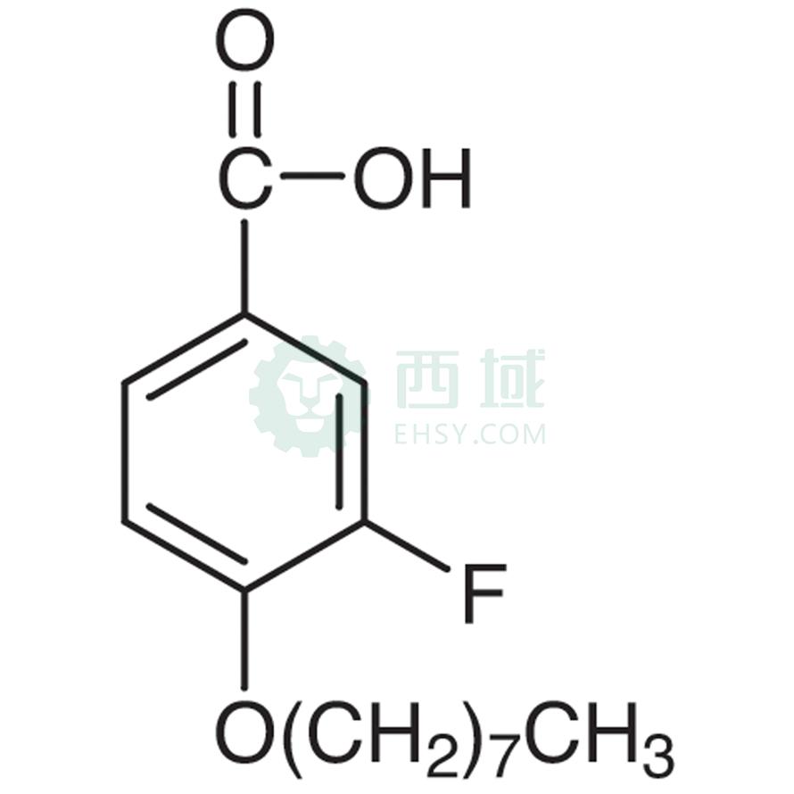 梯希爱/TCI 3-氟-4-正辛氧基苯甲酸，F0337-1G CAS:326-78-3，97.0%，1G 售卖规格：1瓶