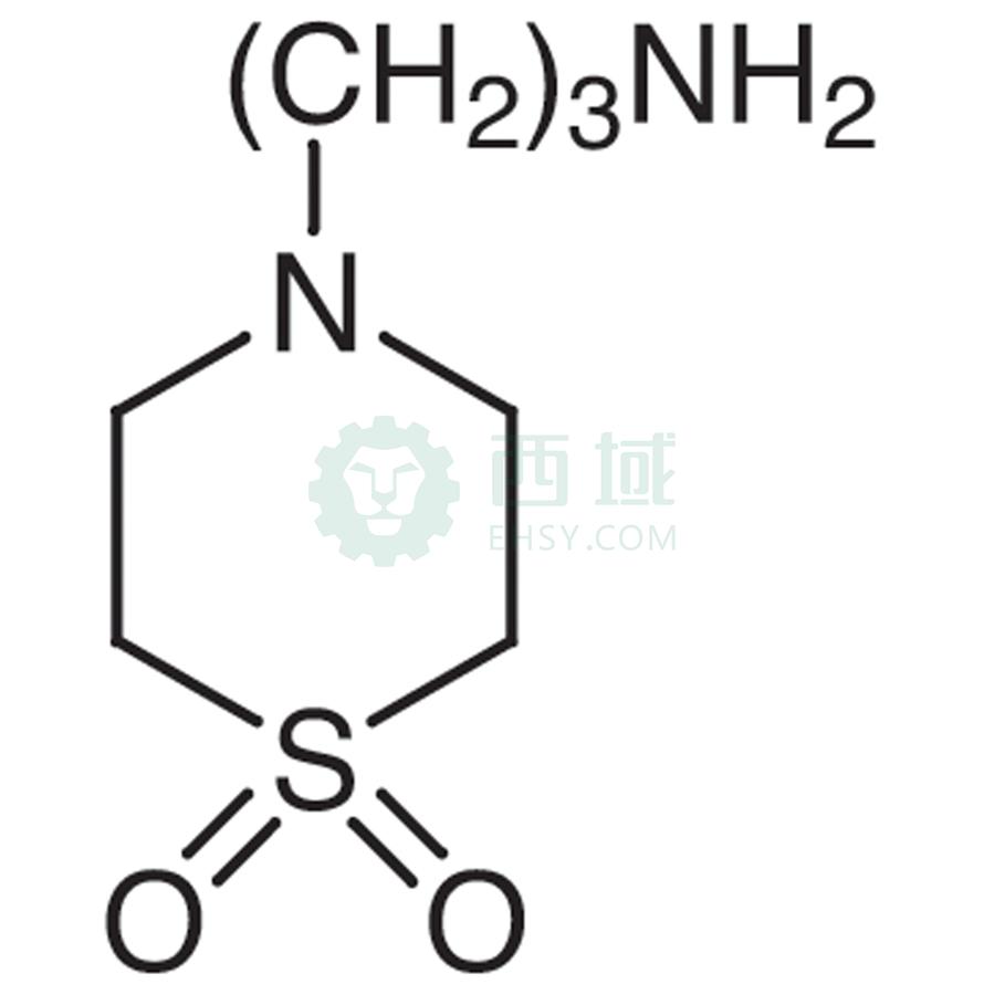 梯希爱/TCI 4-(3-氨丙基)硫代吗啉1,1-二氧化物，A1804-5G CAS:90000-25-2，98.0%，5G 售卖规格：1瓶