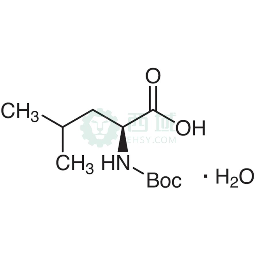梯希爱/TCI N-(叔丁氧羰基)-L-亮氨酸 一水合物，B1187-5G CAS:200936-87-4，99.0%，5G 售卖规格：1瓶
