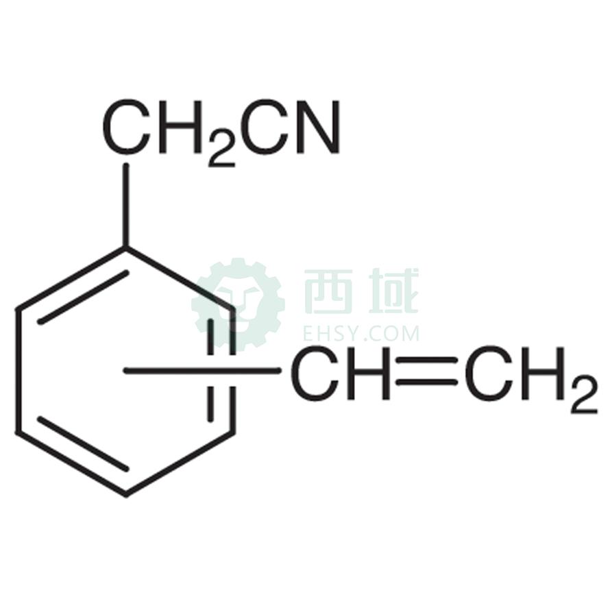 梯希爱/TCI 氰甲基苯乙烯 (间位与对位混合物) (含稳定剂TBC)，C1281-5G 95.0%，5G 售卖规格：1瓶