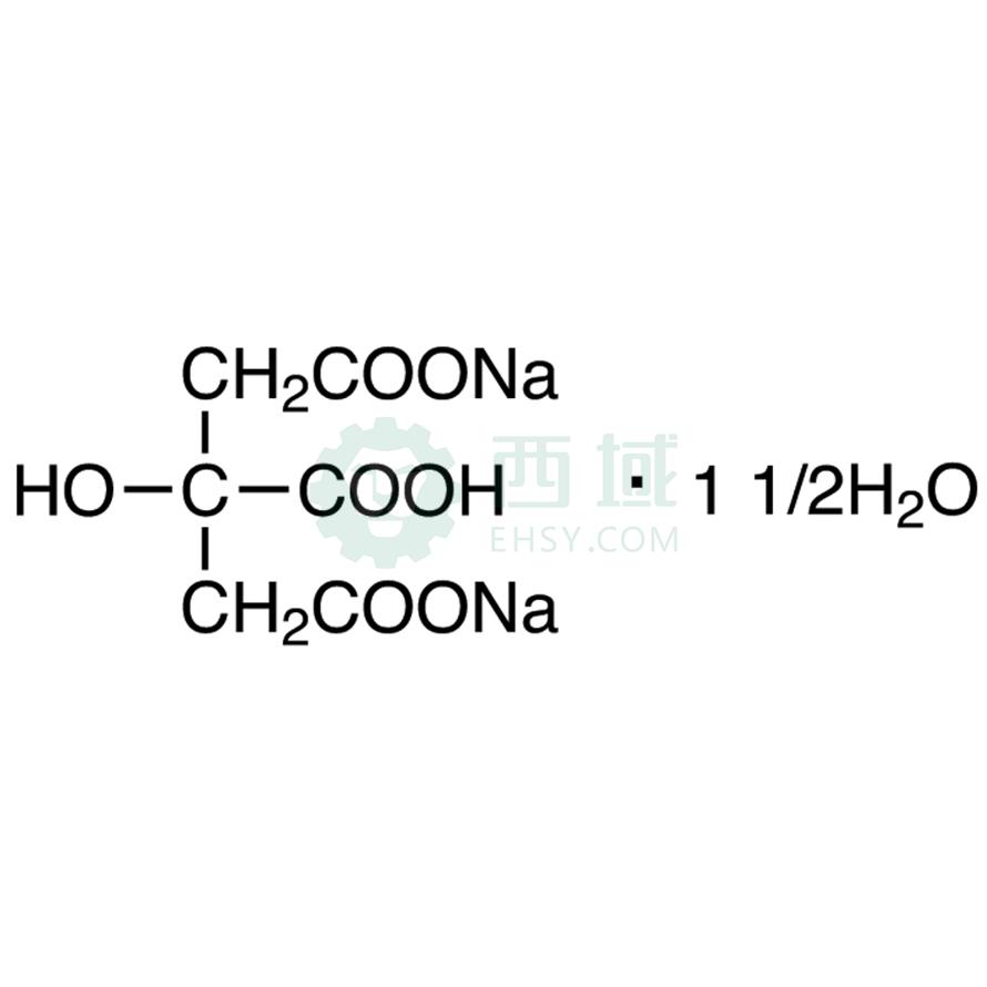 梯希爱/TCI 柠檬酸二钠 倍半水合物，C0365-25G CAS:6132-05-4，98.0%，25G 售卖规格：1瓶