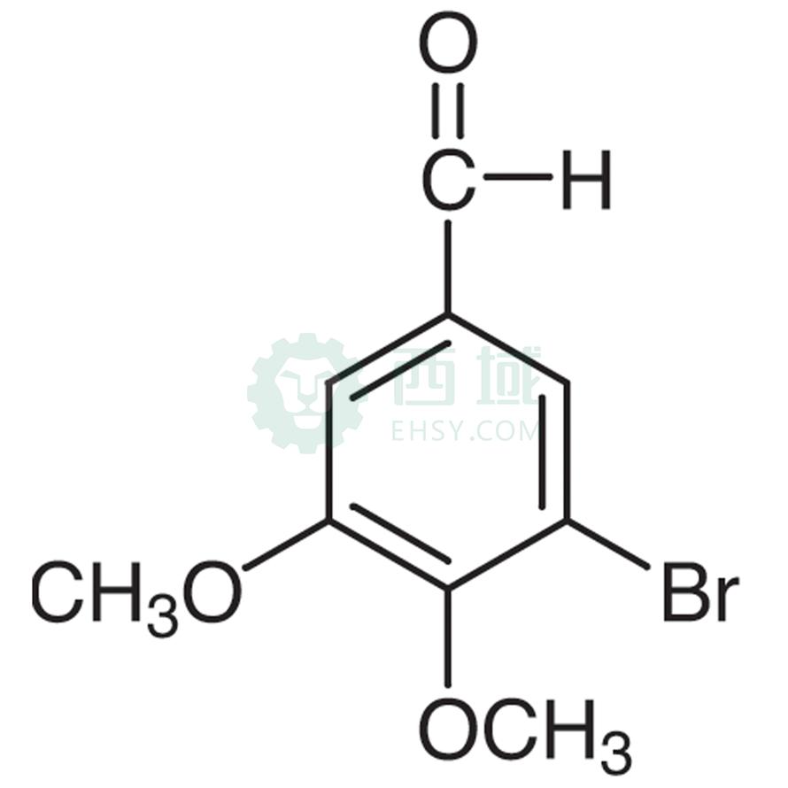 梯希爱/TCI 3-溴-4,5-二甲氧基苯甲醛，B3130-5G CAS:6948-30-7，98.0%，5G 售卖规格：1瓶