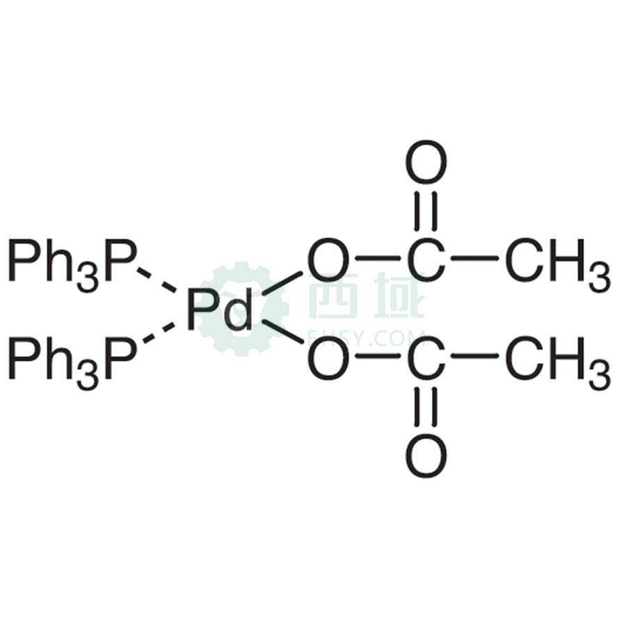 梯希爱/TCI 双(三苯膦基)醋酸钯(II)，B2042-5G CAS:14588-08-0，98.0%，5G 售卖规格：1瓶