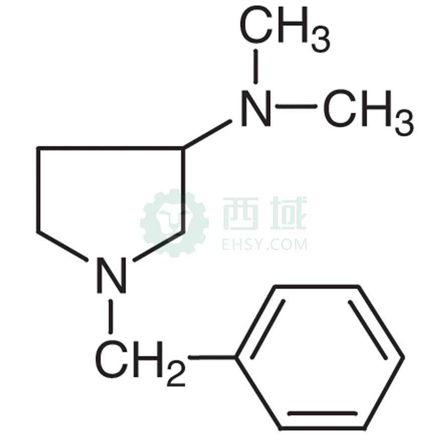 梯希爱/TCI 1-苄基-3-(二甲氨基)吡咯烷，B1559-5g CAS:69478-77-9，97.0%，5G 售卖规格：1瓶