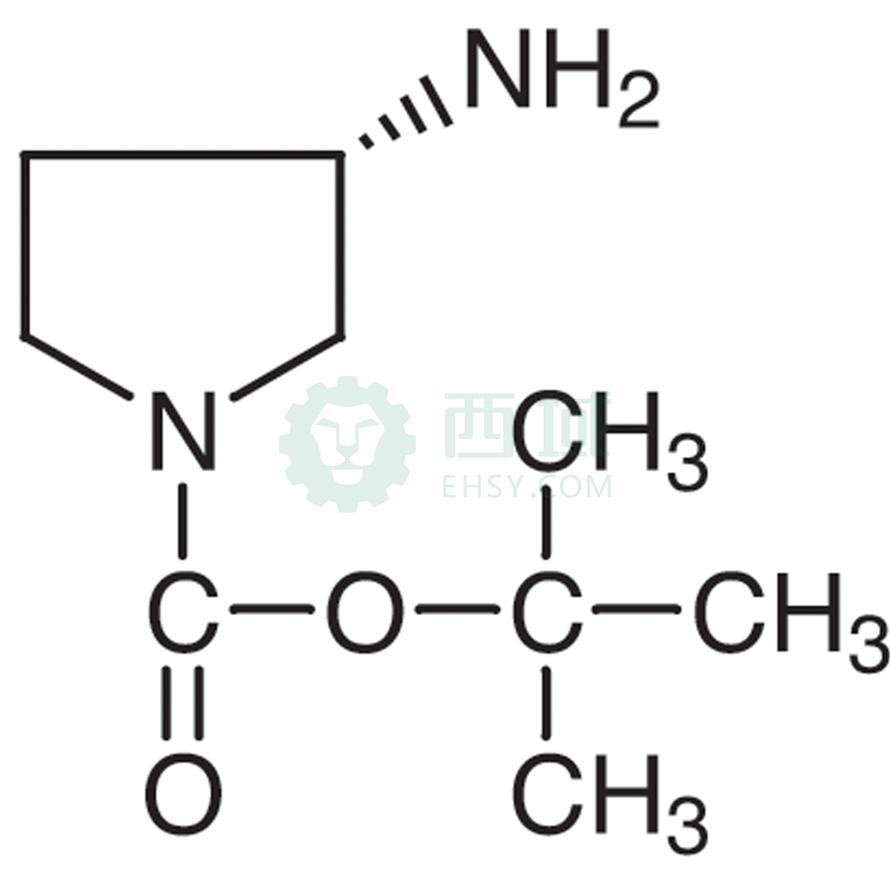梯希爱/TCI (3S)-(-)-1-(叔丁氧羰基)-3-氨基吡咯烷，B2921-5g CAS:147081-44-5，98.0%，5G 售卖规格：1瓶