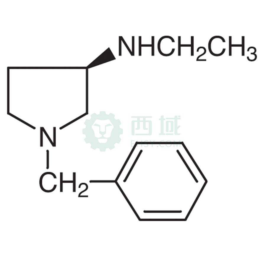 梯希爱/TCI (3R)-(-)-1-苄基-3-(乙氨基)吡咯烷，B1580-5g CAS:376591-05-8，95.0%，5G 售卖规格：1瓶