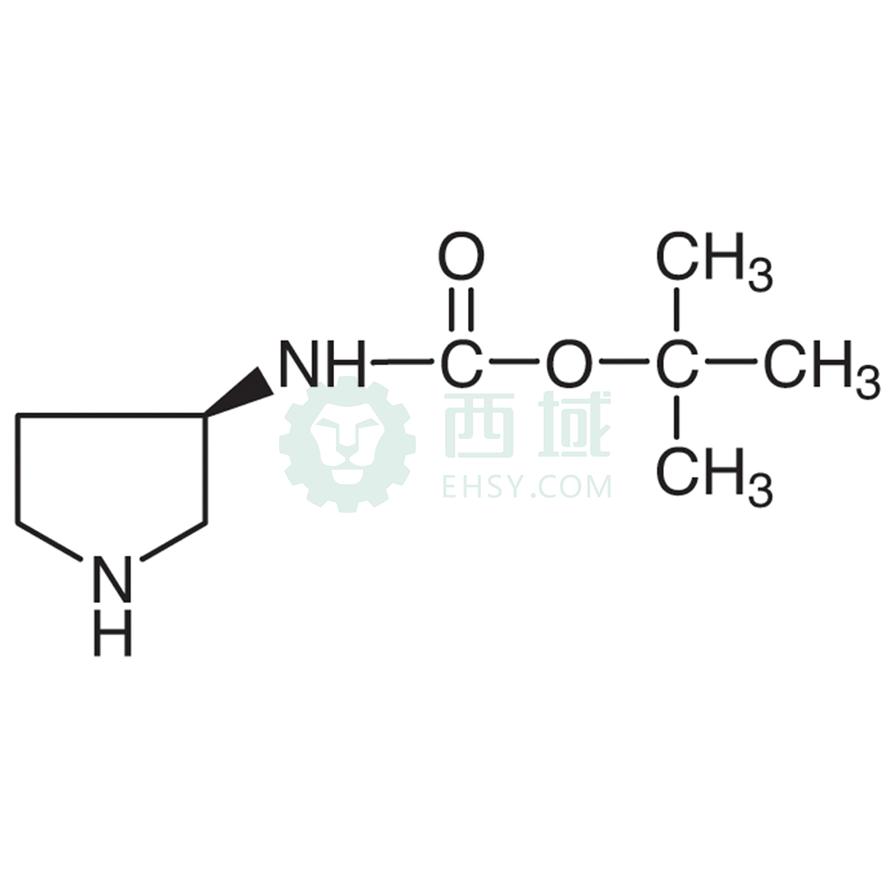 梯希爱/TCI (3R)-(+)-3-(叔丁氧羰基氨基)吡咯烷，A1171-5g CAS:122536-77-0，98.0%，5G 售卖规格：1瓶
