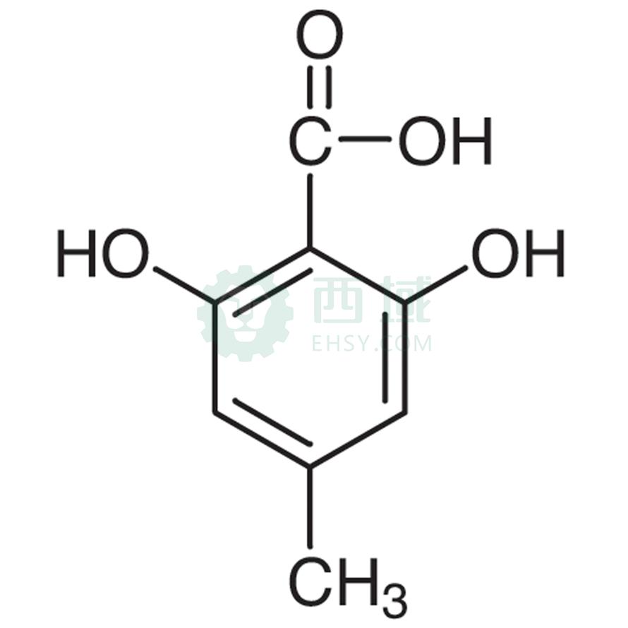 梯希爱/TCI 2,6-二羟基-4-甲基苯甲酸，D2770-5G CAS:480-67-1，5G 售卖规格：1瓶