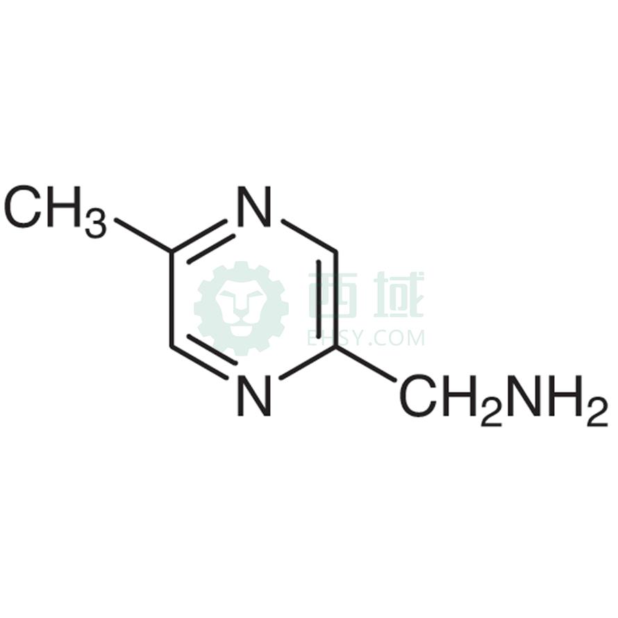 梯希爱/TCI 2-(氨甲基)-5-甲基吡嗪，A1154-5G CAS:132664-85-8，98.0%，5G 售卖规格：1瓶