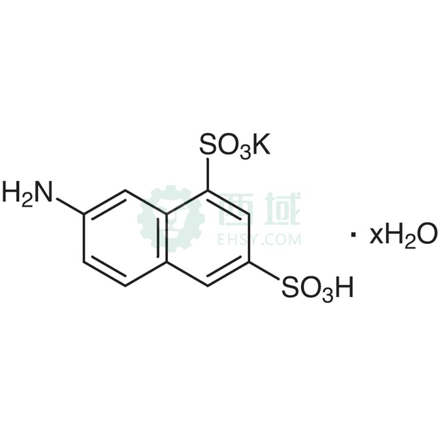 梯希爱/TCI 7-氨基-1,3-萘二磺酸单钾盐 水合物，A0337-500G CAS:842-15-9，98.0%，500G 售卖规格：1瓶