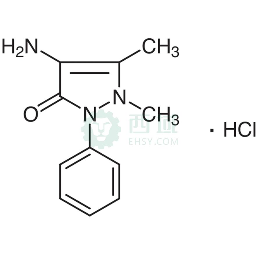 梯希爱/TCI 4-氨基安替比林盐酸盐 [用于生化研究]，A0257-5G CAS:22198-72-7，98.0%，5G 售卖规格：1瓶