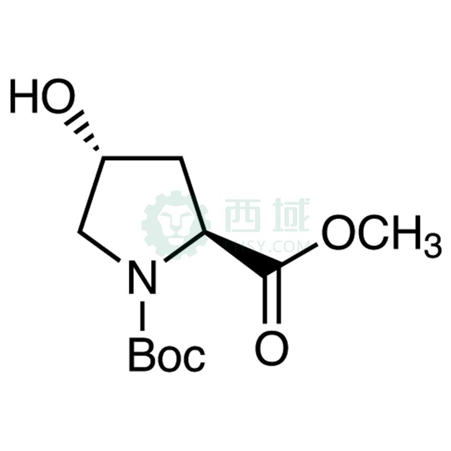 梯希爱/TCI N-(叔丁氧羰基)-反-4-羟基-L-脯氨酸甲酯，B3843-5G CAS:74844-91-0，95.0%，5G 售卖规格：1瓶