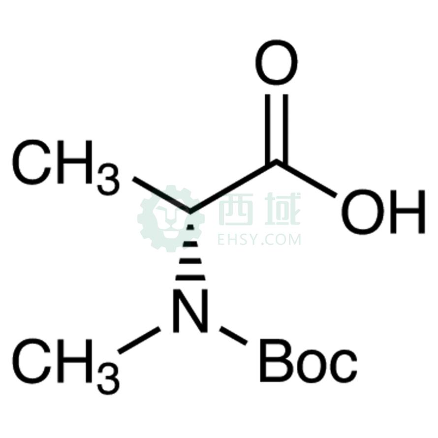 梯希爱/TCI N-(叔丁氧羰基)-N-甲基-D-丙氨酸，B3650-1G CAS:19914-38-6，98.0%，1G 售卖规格：1瓶