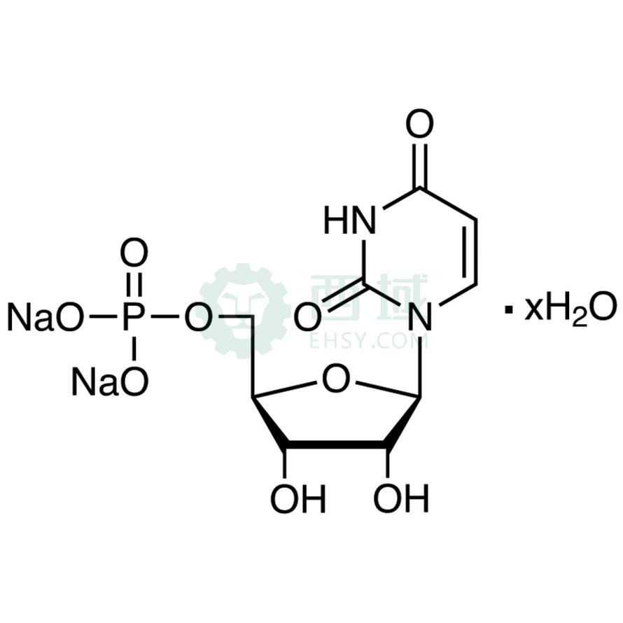 梯希爱/TCI 尿苷5'-单磷酸二钠盐 水合物，U0021-5g CAS:3387-36-8，98.0%，5G 售卖规格：1瓶