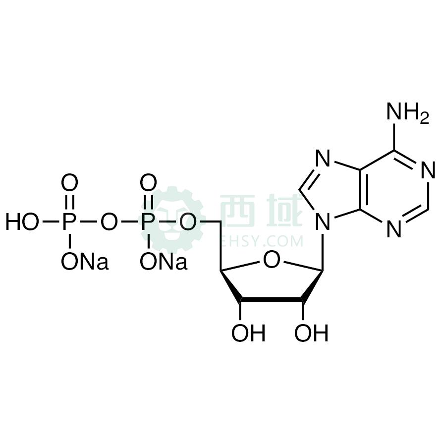 梯希爱/TCI 腺苷-5'-二磷酸二钠盐，A0626-100mg CAS:16178-48-6，98.0%，100MG 售卖规格：1瓶