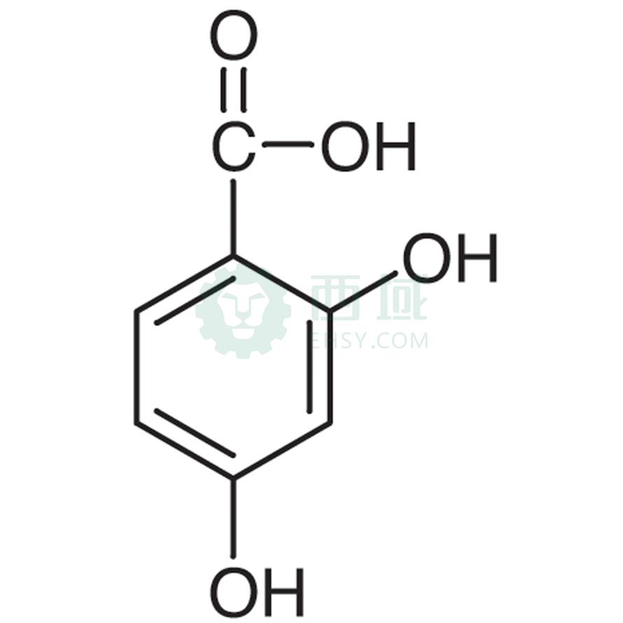 梯希爱/TCI 2,4-二羟基苯甲酸，D0568-25G CAS:89-86-1，98.0%，25G 售卖规格：1瓶