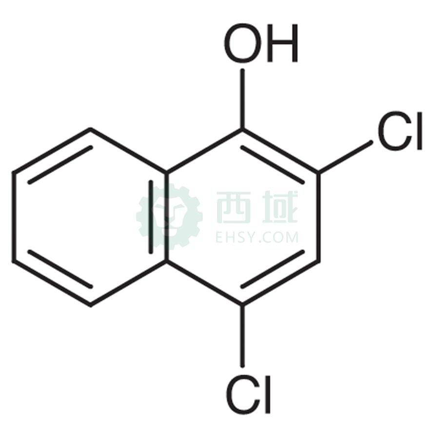 梯希爱/TCI 2,4-二氯-1-萘酚 [用于照相技术]，D0383-5G CAS:2050-76-2，97.0%，5G 售卖规格：1瓶