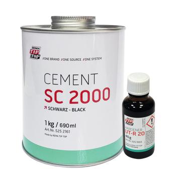 蒂普拓普 冷硫化粘接剂，SC2000+UT-R-20，5252169，黑，1套