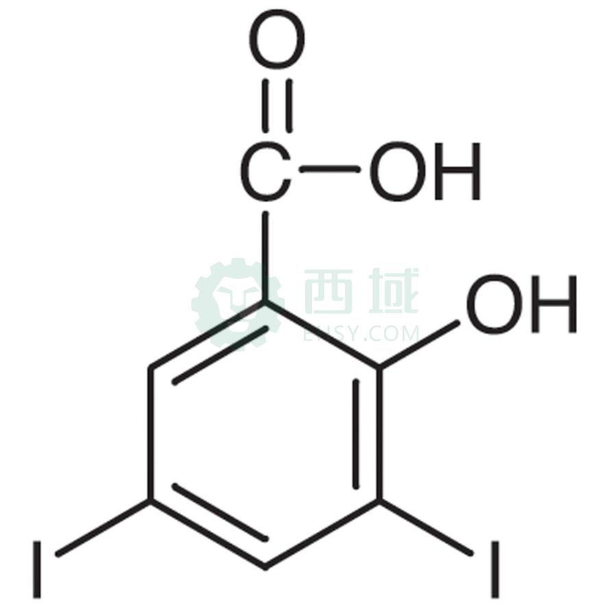 梯希爱/TCI 3,5-二碘水杨酸，D1677-25G CAS:133-91-5，98.0%，25G 售卖规格：1瓶
