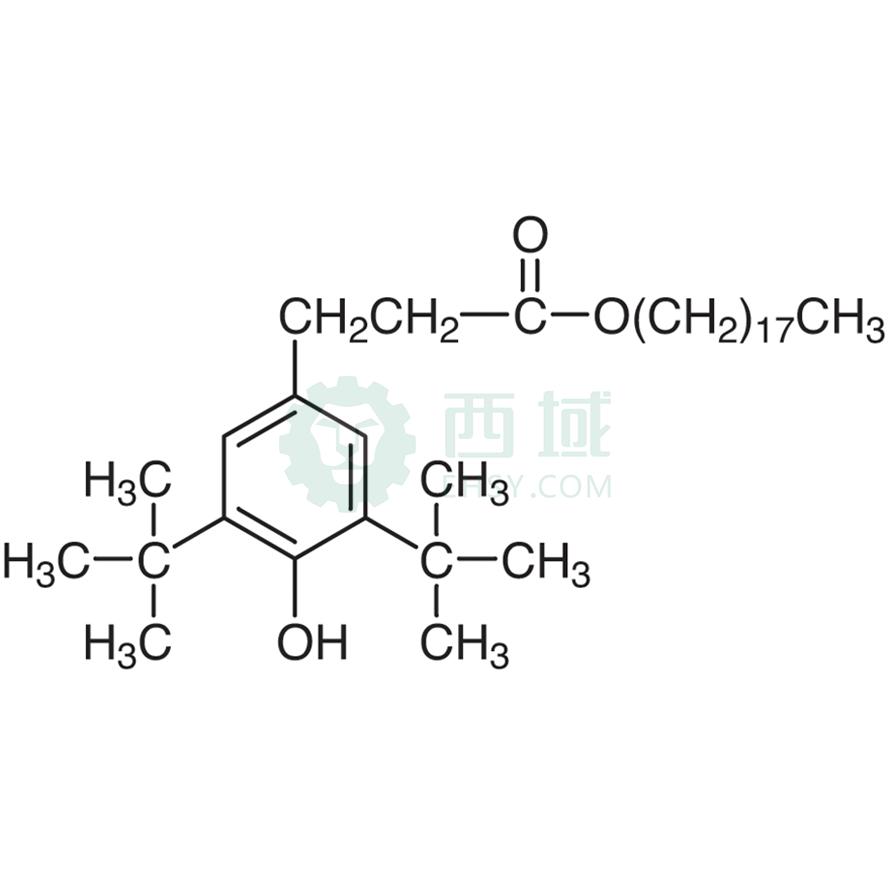 梯希爱/TCI 3-(3,5-二叔丁基-4-羟苯基)丙酸十八烷酯，D1644-25G CAS:2082-79-3，98.0%，25G 售卖规格：1瓶