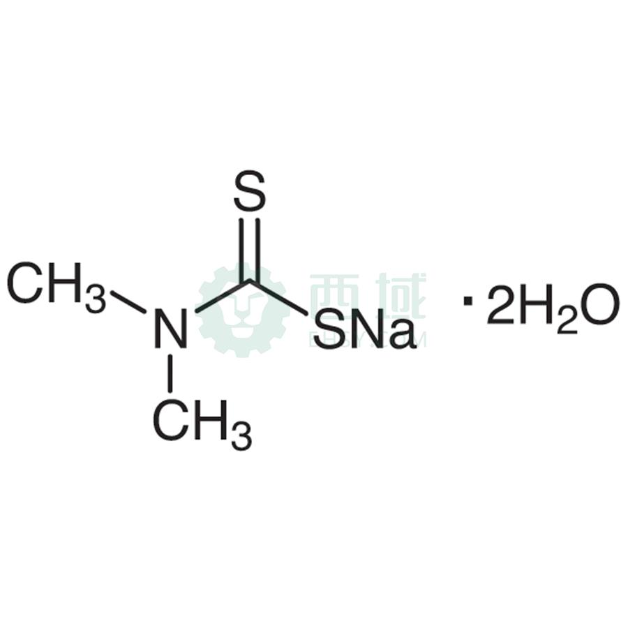 梯希爱/TCI 二甲基二硫代氨基甲酸钠 二水合物，D0716-500G CAS:128-04-1，97.0%，500G 售卖规格：1瓶
