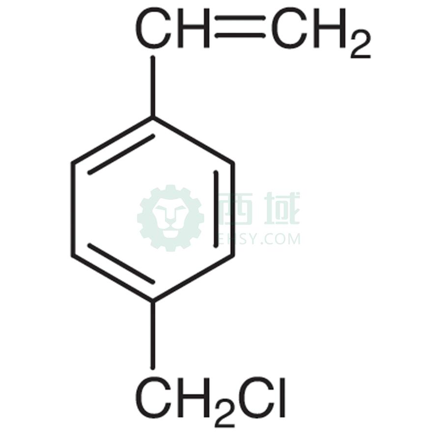 梯希爱/TCI 4-(氯甲基)苯乙烯 (含稳定剂TBC,ONP及2-硝基对甲酚)，C1792-25G CAS:1592-20-7，90.0%，25G 售卖规格：1瓶