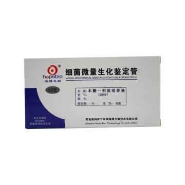 海博生物 木糖-明胶培养基，GB047 20支，用于蜡样芽孢杆菌生化鉴定 售卖规格：1套