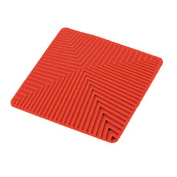 西域推荐 防滑硅胶垫 250×250红色(1片入)，3-6915-01 售卖规格：1片