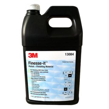 3M 汽车油漆抛光蜡，Fin(细)，13084 3.78L/瓶 售卖规格：1瓶