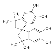 罗恩/Rhawn 5,5',6,6'-四羟基-3,3,3',3'-四甲基-1,1'-螺双茚满，R051261-5g CAS:77-08-7,97%(NMR),5g/瓶 售卖规格：1瓶