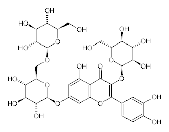 罗恩/Rhawn 槲皮素-3-O-Β-D-葡萄糖-7-O-Β-D-龙胆双糖苷，R050417-20mg CAS:60778-02-1,98%,20mg/瓶 售卖规格：1瓶