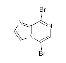 罗恩/Rhawn 5,8-二溴咪唑并[1,2-a]吡嗪，R048840-100mg CAS:957344-74-0,97%,100mg/瓶 售卖规格：1瓶