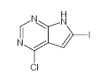 罗恩/Rhawn 4-氯-6-碘-7H-吡咯并[2,3-D]嘧啶，R047582-250mg CAS:876343-10-1,98%,250mg/瓶 售卖规格：1瓶