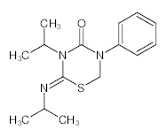 罗恩/Rhawn 3-异丙基-2-(异丙基亚胺基)-5-苯基-1,3,5-噻二嗪-4-酮，R045809-25mg CAS:69327-75-9,98%,25mg/瓶 售卖规格：1瓶