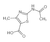 罗恩/Rhawn 2-乙酰氨基-4-甲基噻唑-5-甲酸，R045261-250mg CAS:63788-62-5,97%,250mg/瓶 售卖规格：1瓶
