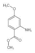 罗恩/Rhawn 2-氨基-4-甲氧基苯甲酸甲酯，R043640-250mg CAS:50413-30-4,97%,250mg/瓶 售卖规格：1瓶