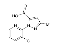 罗恩/Rhawn 3-溴-1-(3-氯-2-吡啶)-1H-吡唑-5-羧酸，R043595-50mg CAS:500011-86-9,96%,50mg/瓶 售卖规格：1瓶