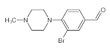 罗恩/Rhawn 3-溴-4-(4-甲基-1-哌嗪基)苯甲醛，R043255-1g CAS:443777-03-5,95%,1g/瓶 售卖规格：1瓶