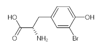 罗恩/Rhawn 3-溴-L-酪氨酸，R042626-250mg CAS:38739-13-8,97%,250mg/瓶 售卖规格：1瓶
