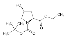 罗恩/Rhawn Boc-L-羟脯氨酸乙酯，R042513-250mg CAS:37813-30-2,95%,250mg/瓶 售卖规格：1瓶