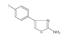 罗恩/Rhawn 2-氨基-4-(4-碘苯基)噻唑，R041702-250mg CAS:31699-14-6,≥97%,250mg/瓶 售卖规格：1瓶