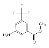 罗恩/Rhawn 3-氨基-5-(三氟甲基)苯甲酸甲酯，R040493-250mg CAS:22235-25-2,97%,250mg/瓶 售卖规格：1瓶