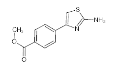 罗恩/Rhawn 4-(2-氨基-4-噻唑基)苯甲酸甲酯，R040131-1g CAS:206555-77-3,≥97%,1g/瓶 售卖规格：1瓶