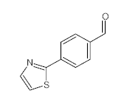 罗恩/Rhawn 4-(1,3-噻唑-2-基)苯甲醛，R039951-250mg CAS:198904-53-9,98%,250mg/瓶 售卖规格：1瓶